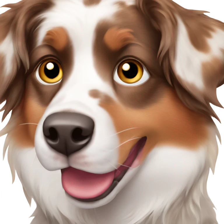 Red Merle Australian shepherd  emoji