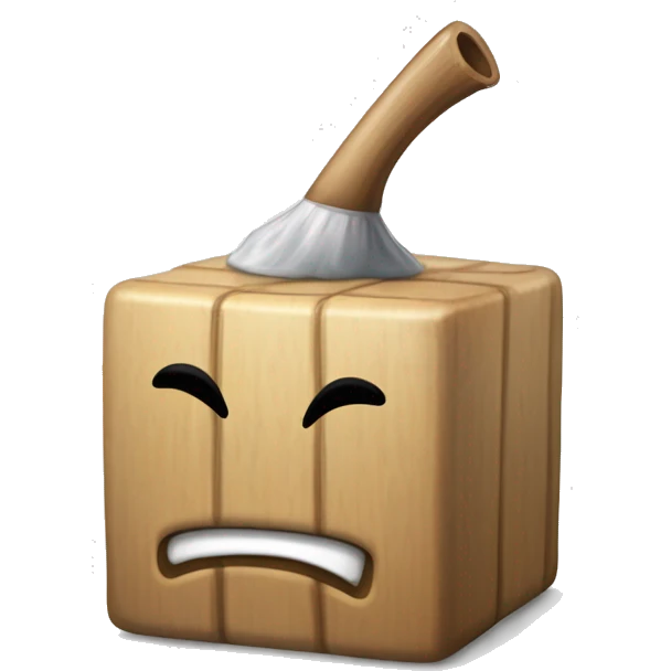Un cubo de la limpieza, un mocho, una escoba, una bayeta y una garrafa  emoji