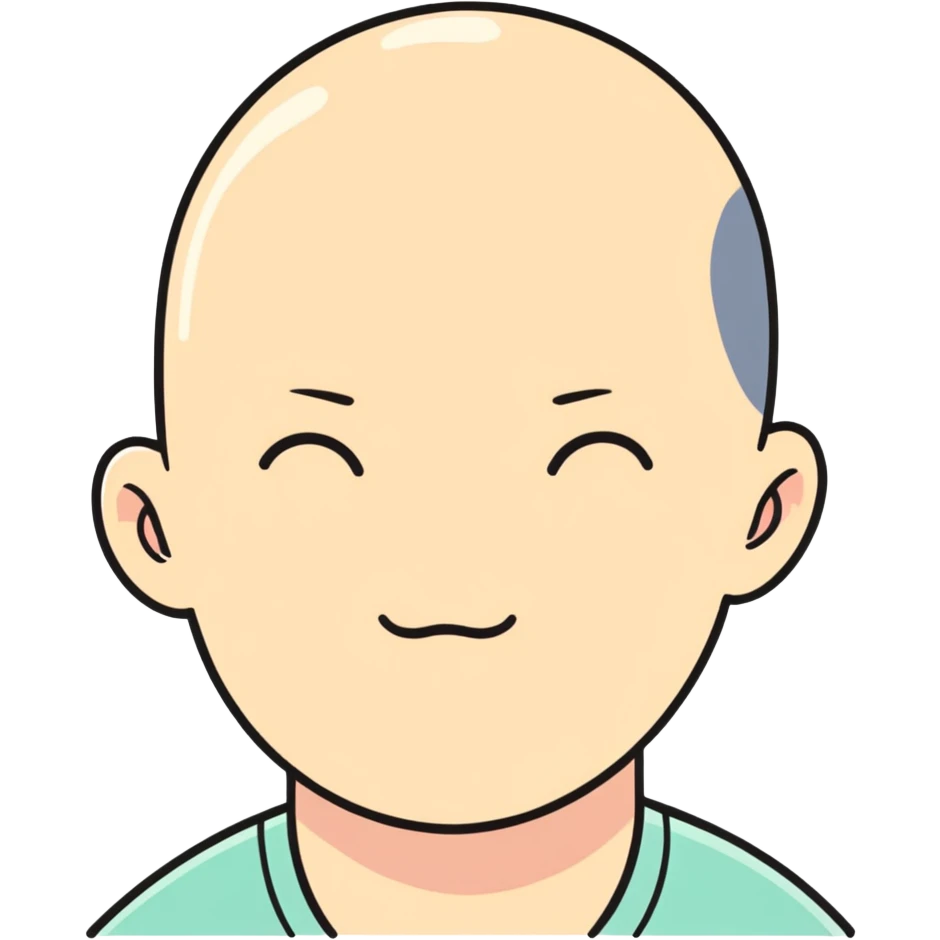 person losing hair emoji