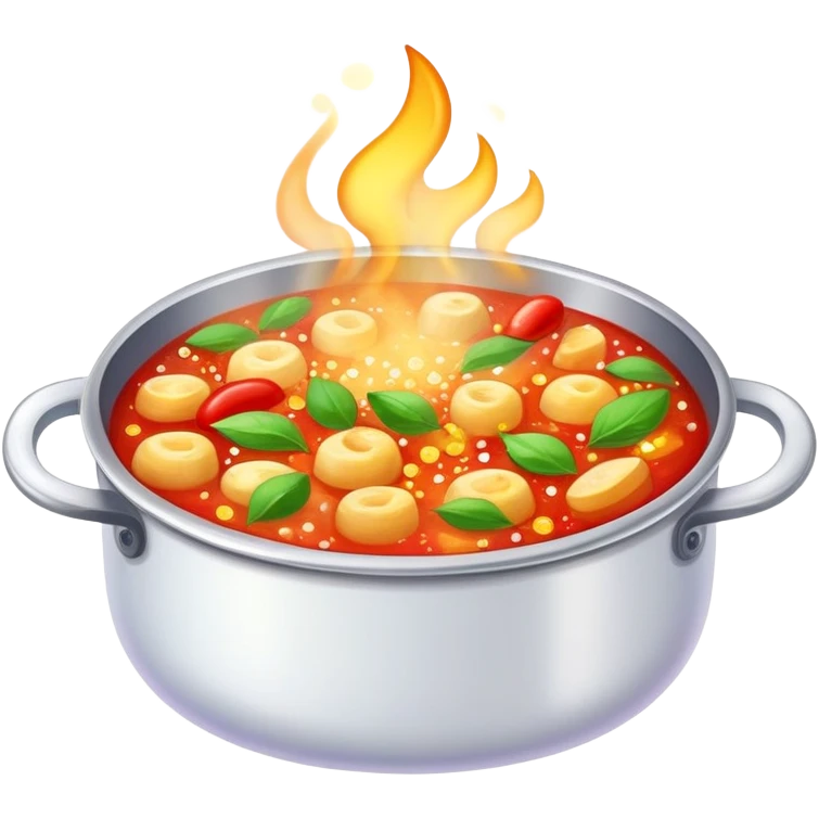 steaming hot delicious dish with sparkles emoji