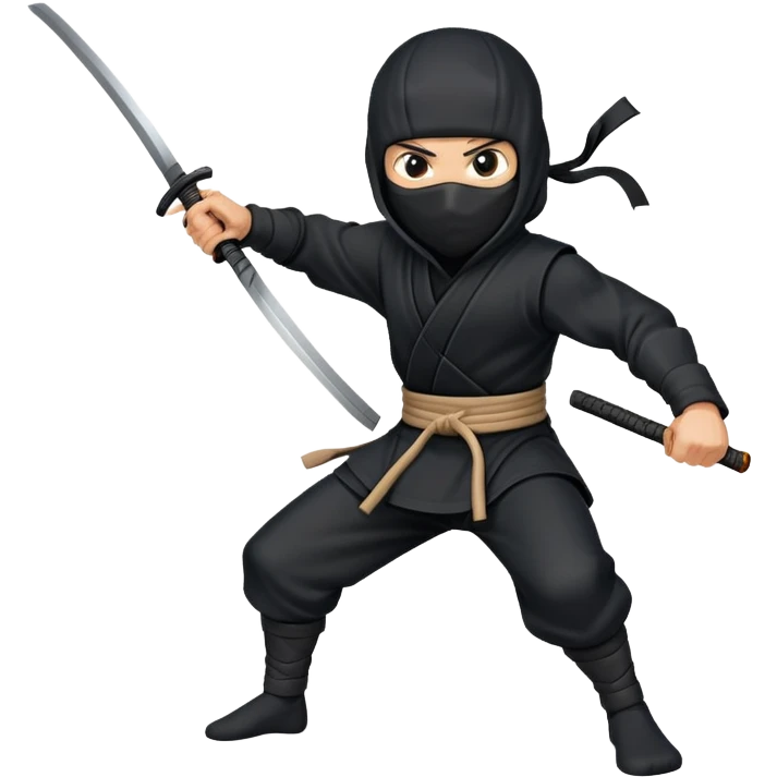 the ninja was fight  emoji