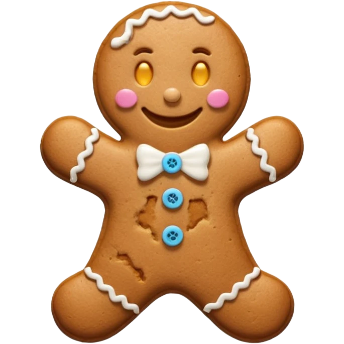 Galleta de jengibre clásica emoji