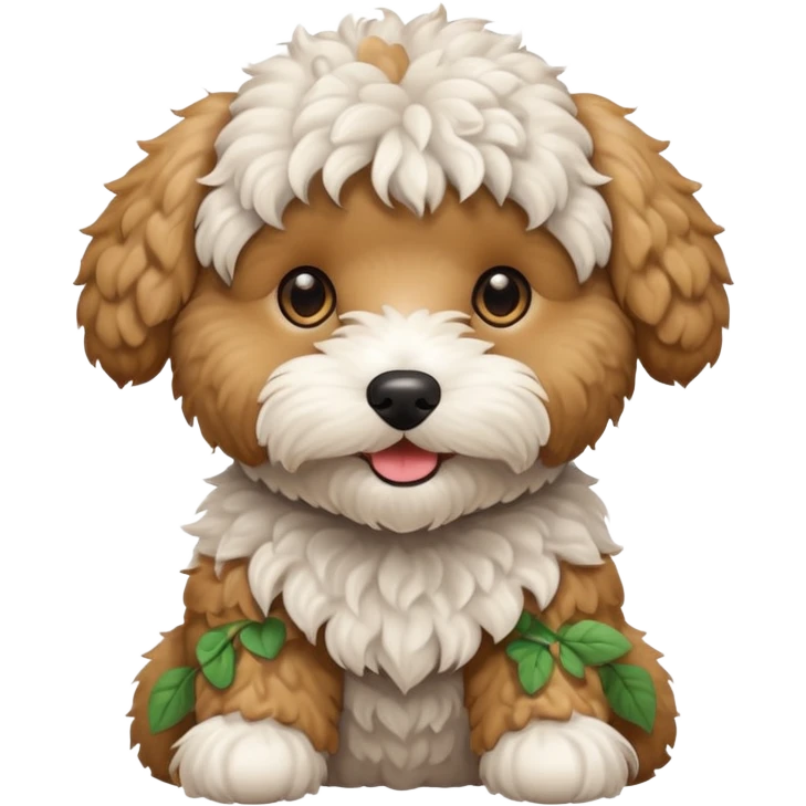 Schnoodle dog emoji