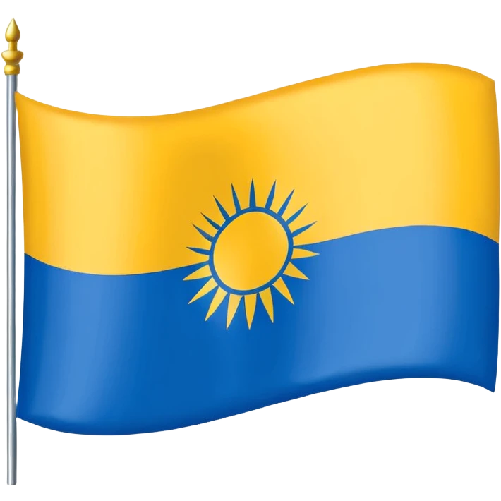 The flag of Kalmykia emoji