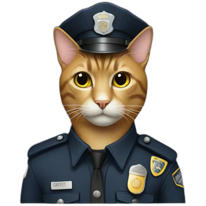 cat cop emoji