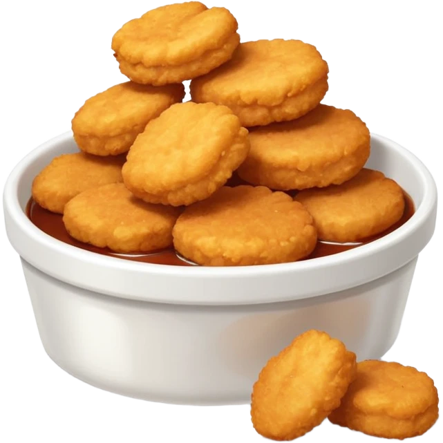 Sauce those nuggies later with words emoji