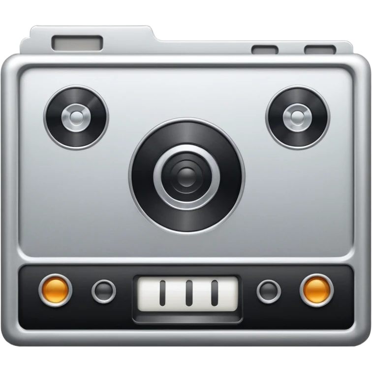 mac os icon physical film 60s recording emoji