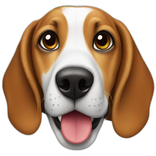 Beagle with Portugal flag emoji