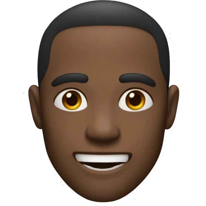 emoji with amazing jawline running finger across bottom of jaw emoji