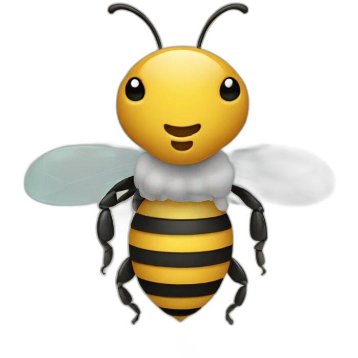 Bee with honey combs  emoji