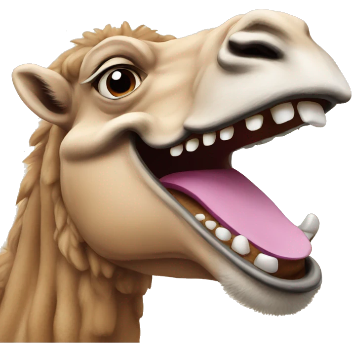 Laughing camel  emoji