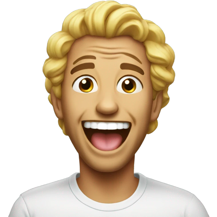 Laughing my ass off emoji