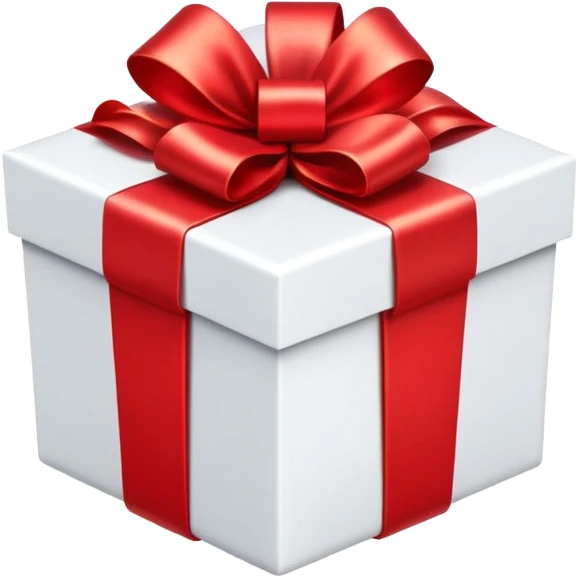 gift box with a bow, surrounded by sparkles emoji