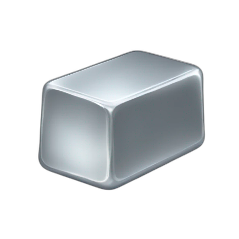 Silver ingot emoji
