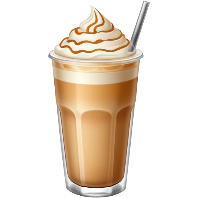 Iced latte  emoji