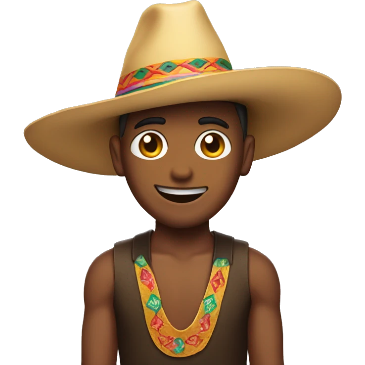 EMOJI CON SOMBRERO emoji