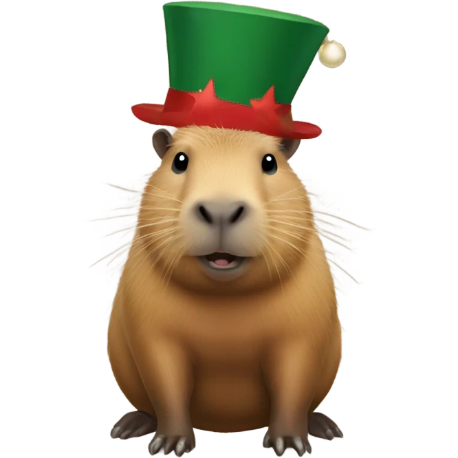 capybara noel emoji