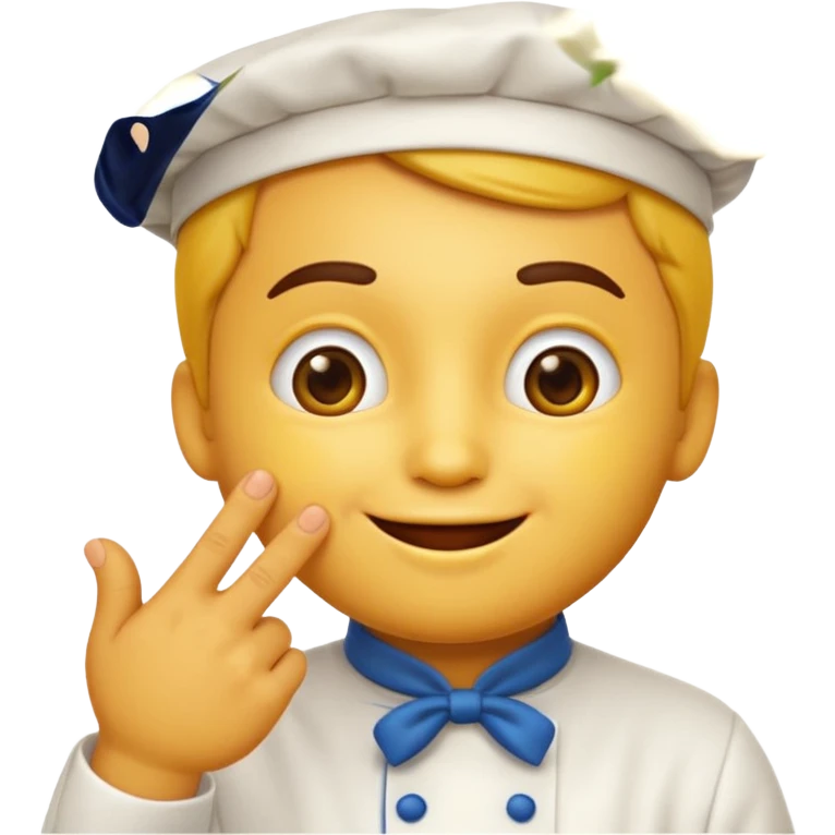 Yellow emoji kissing all fingertips – like an Italian chef: “Perfect!” emoji