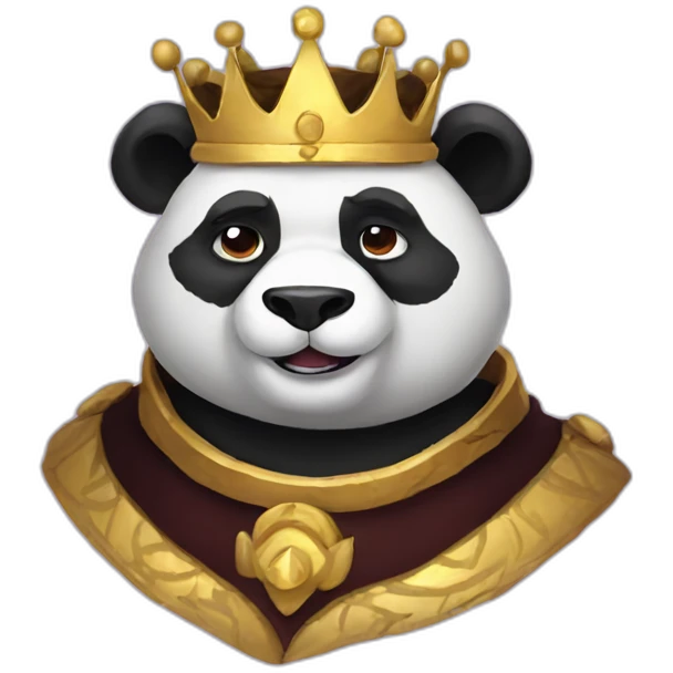 panda king emoji