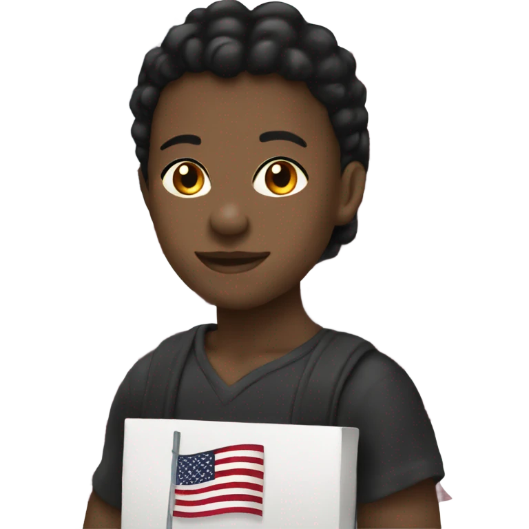 Black American Heritage Flag emoji