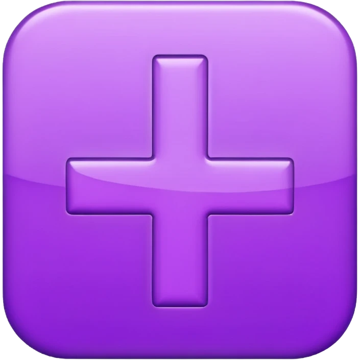 purple plus emoji
