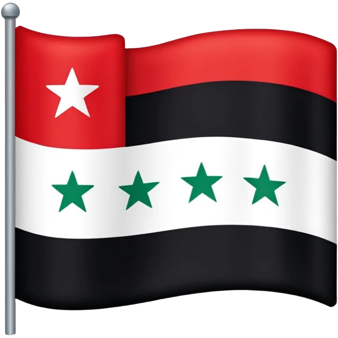 new Syria flag emoji