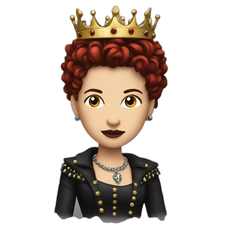 Punk Queen of england emoji