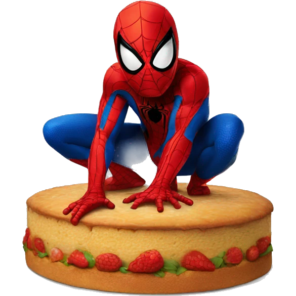 Torta de Spider-Man  emoji