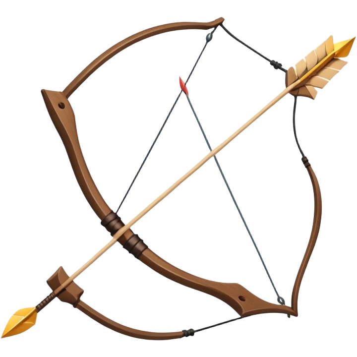 A bow with arrow emoji