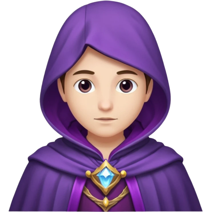 fantasy magic purple cloak emoji