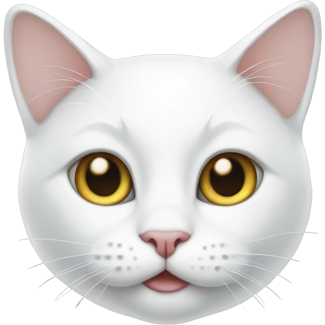 white cat emoji