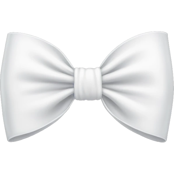 White bow emoji