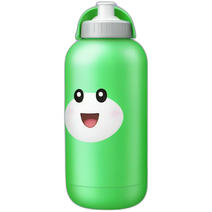 Kawaii water bottle emoji
