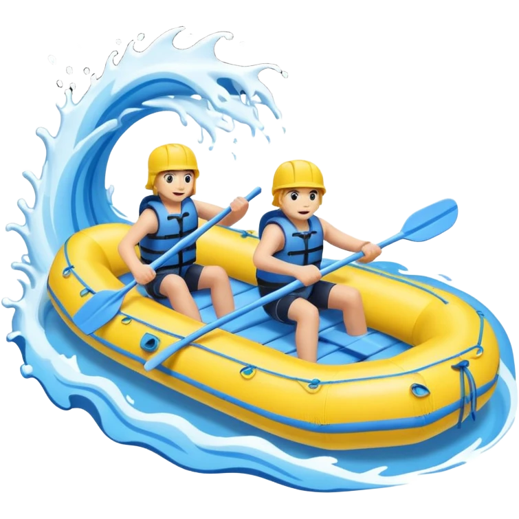 whitewater raft emoji