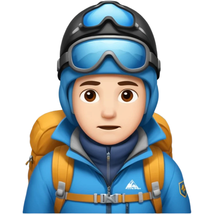 Inoxtag en haut de l’everest  emoji