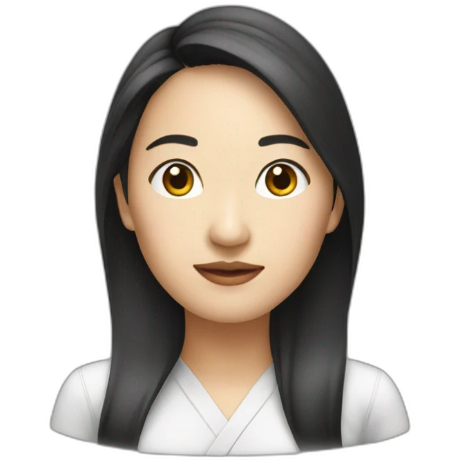 woman Asian data analyst emoji