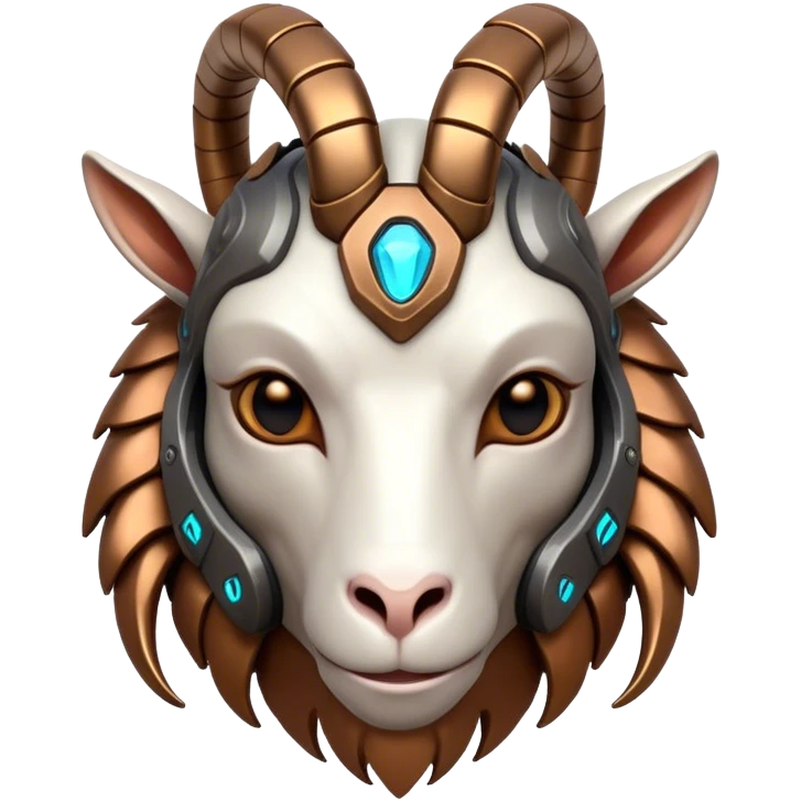 Cybernetic Goat(Ram) man emoji