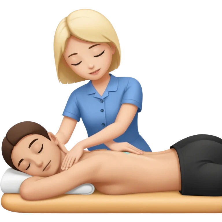 Masaje en la espalda  emoji