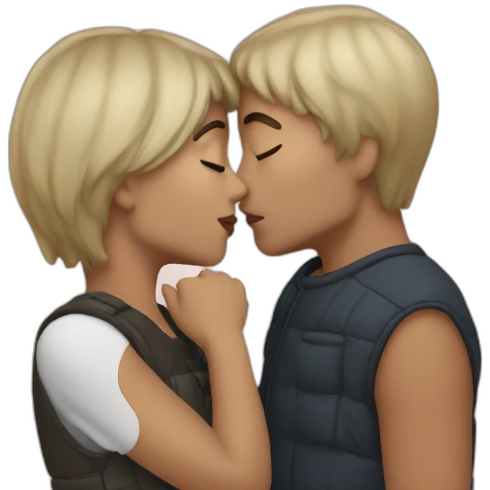Groupe kiss emoji