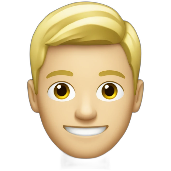 A blonde man driving a Black Opel Tigra cabrio emoji
