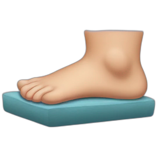 Wiggling feet emoji