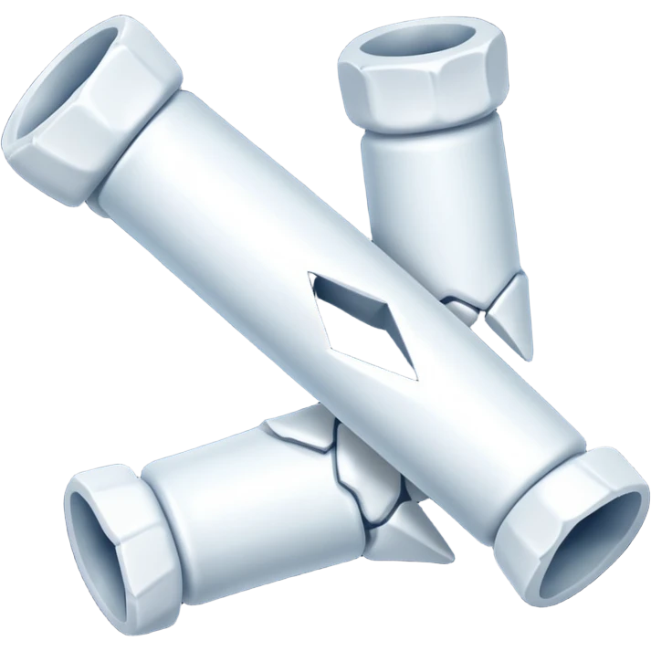 2 bones that represent an articulation in pain emoji