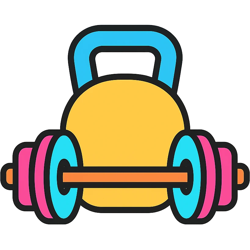 gym, fitness, minimalist icon emoji
