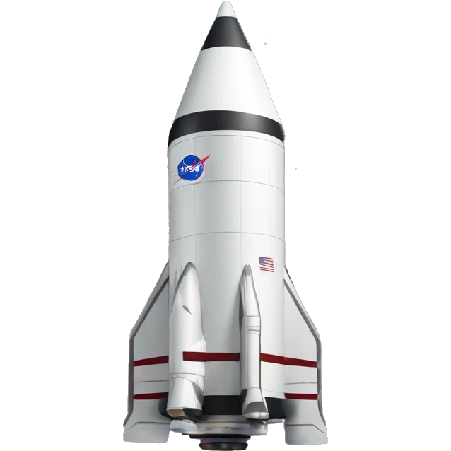 NASA space rocket  emoji