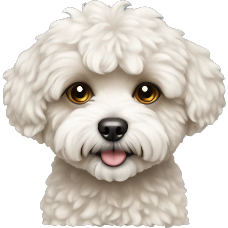 Maltipoo dog emoji
