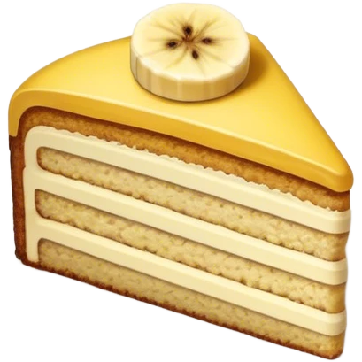 banana cake emoji
