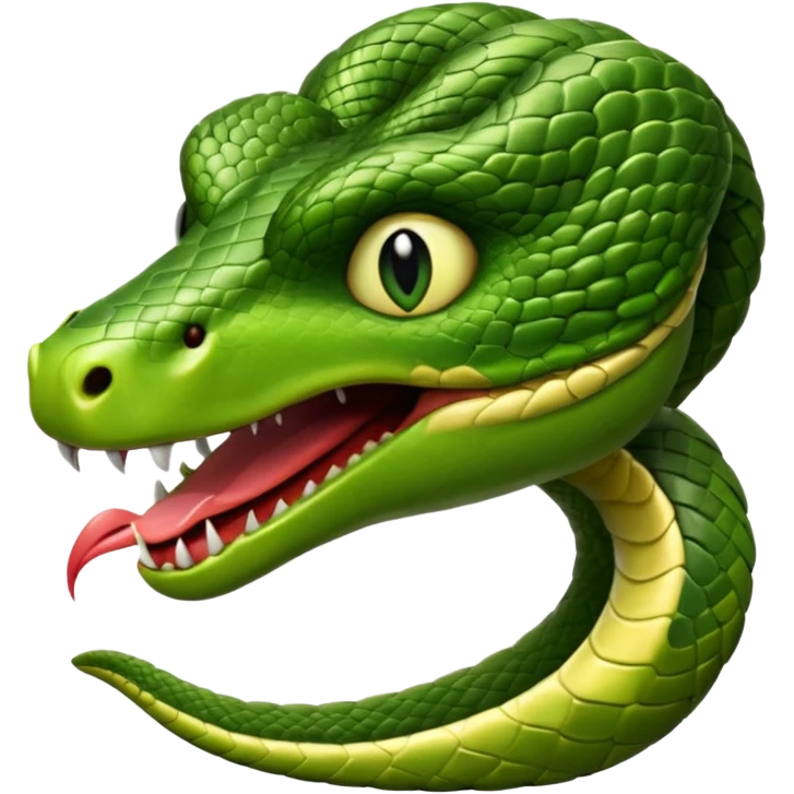 a snake human emoji