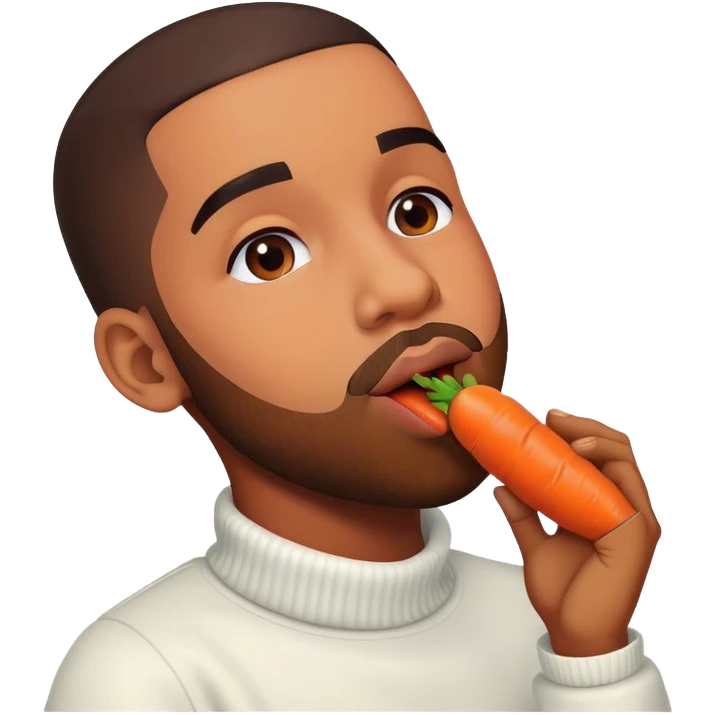Drake licks his carrot  emoji