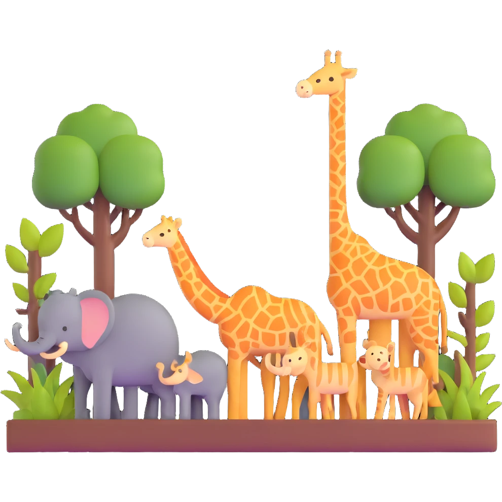 cute zoo animal exhibits emoji