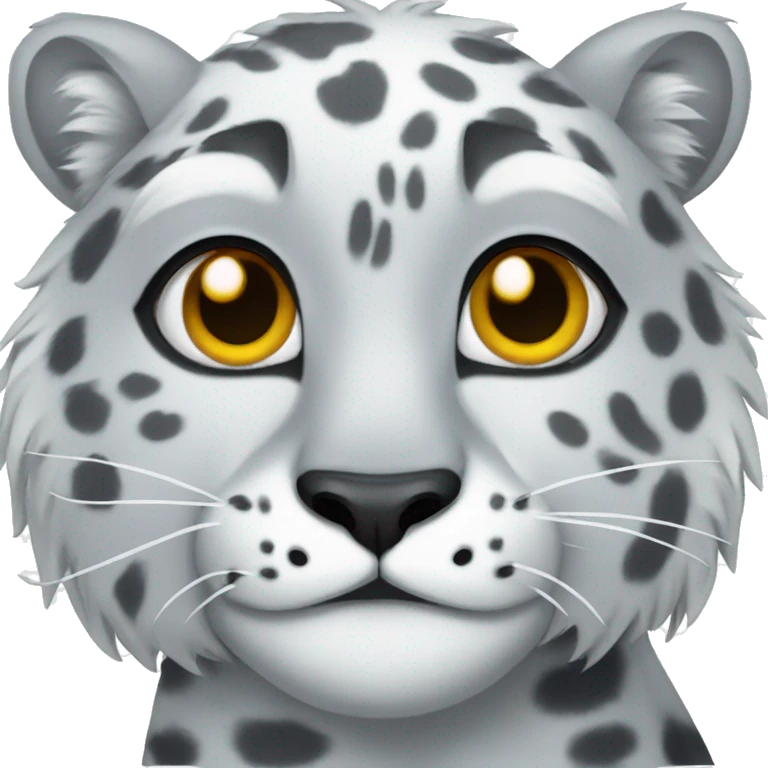 Snow leopard emoji